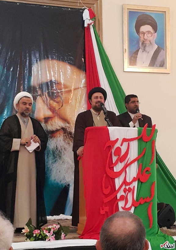 سید حسن خمینی: حرکت امام (ره) توسط خلف ایشان حضرت آیت الله خامنه ای استمرار پیدا کرده و موجب افتخار همه شیعیان و مسلمانان شده/ دشمنان دائما تهمت می زنند