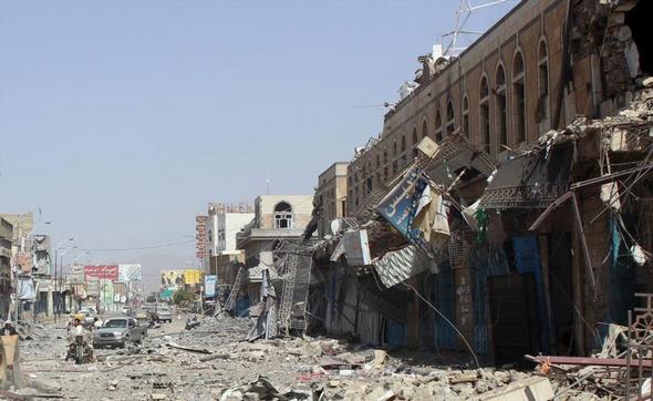 تصاویر : ادامه تجاوز عربستان به يمن‎