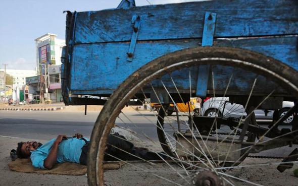 تصاویر : موج گرما در هند‎