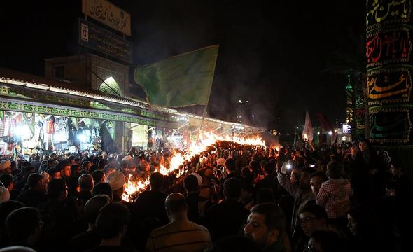 تصاویر :  مشعل گردانی نجفی‌های مقیم قم