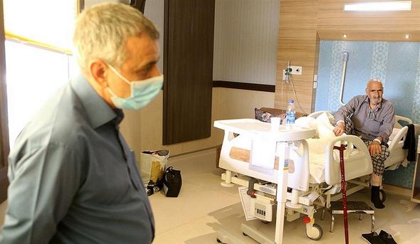 تصاویر : حجاج پس از بازگشت به ایران در بیمارستان