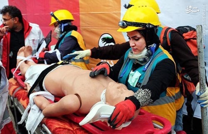 تصویر: مسابقه زنان امداد و نجات در تهران