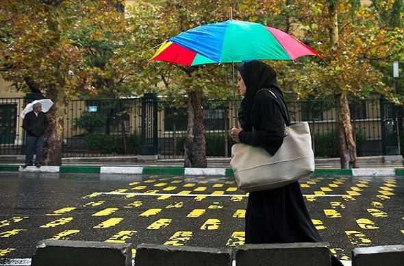 تصاویر : باران پاییزی در تهران
