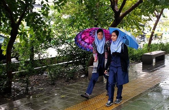 تصاویر : باران پاییزی در تهران