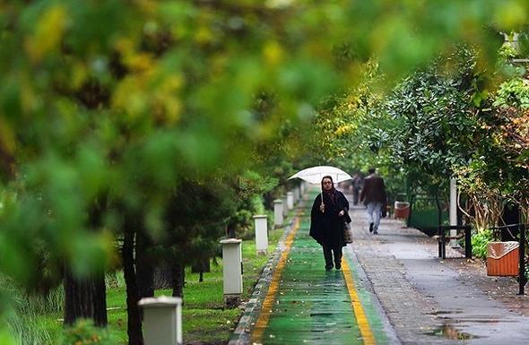 تصاویر : باران پاییزی در تهران