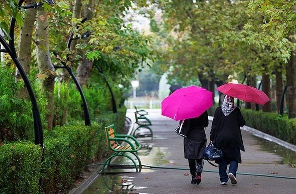 تصاویر : باران پاییزی در تهران