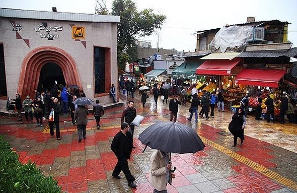 تصاویر : باران پاییزی در تهران
