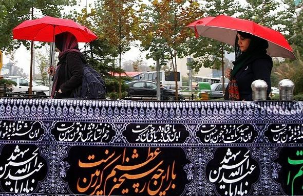 تصاویر : باران پاییزی در تهران
