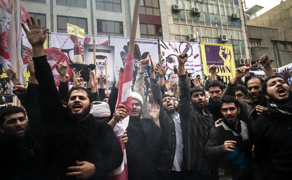تصاویر : راهپیمایی 13 آبان در تهران