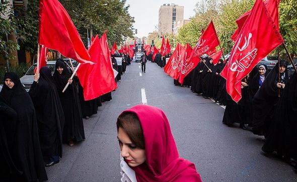 تصاویر : راهپیمایی 13 آبان در تهران
