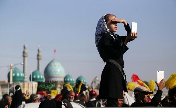 تصاویر : کاروان نمادین اسرای کربلا در عصر عاشورا