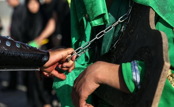 تصاویر : کاروان نمادین اسرای کربلا در عصر عاشورا