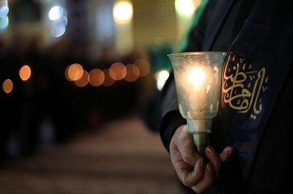 تصاویر : مراسم خطبه خوانی شب عاشورا در حرم مطهر رضوی