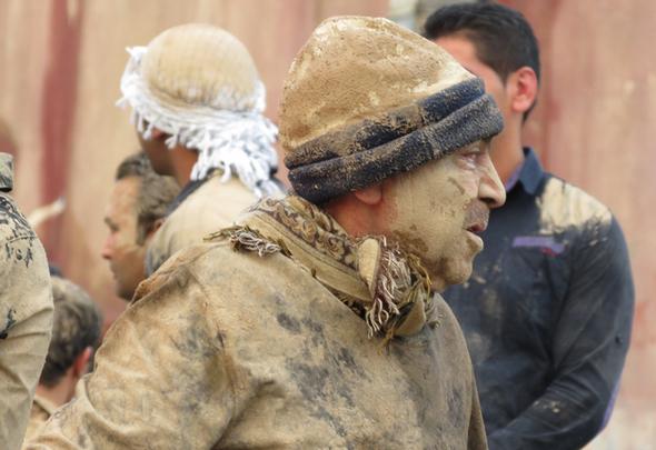 تصاویر : گل‌مالی روزعاشورا در خرم‌آباد