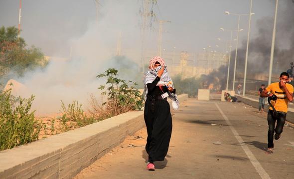 تصاویر : حمله صهیونیست ها به جوانان فلسطینی