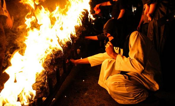 تصاویر : فرهنگ عزاداری عربهای مقیم تهران