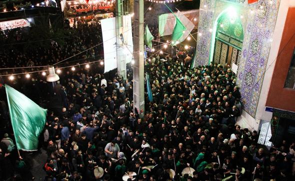 تصاویر : فرهنگ عزاداری عربهای مقیم تهران