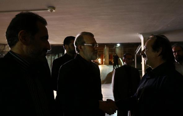 تصاویر : لاریجانی در عزاداری خانه مجیدی