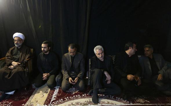تصاویر : لاریجانی در عزاداری خانه مجیدی