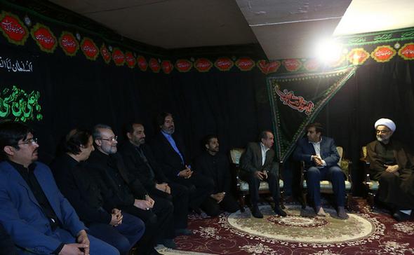 تصاویر : لاریجانی در عزاداری خانه مجیدی