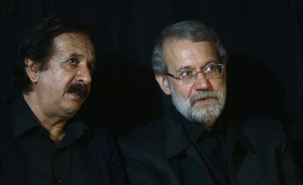 تصاویر : لاریجانی در عزاداری خانه مجیدی