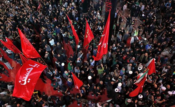 تصاویر :  عزاداری اربعین در کربلا