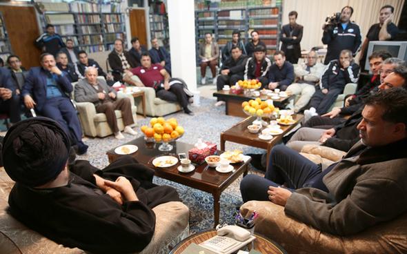 تصاویر : دایی به دیدار سیدحسن خمینی رفت