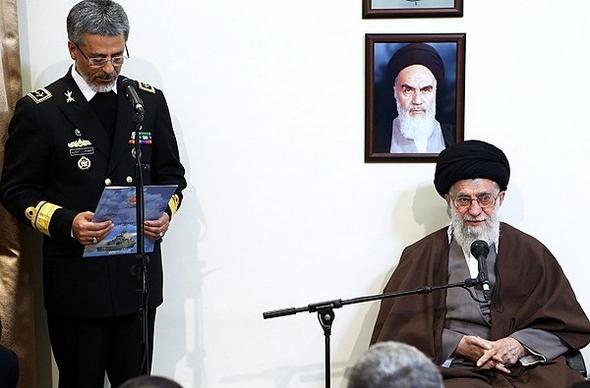 تصاویر : دیدار فرماندهان و مسئولان نیروی دریایی ارتش با رهبر معظم انقلاب