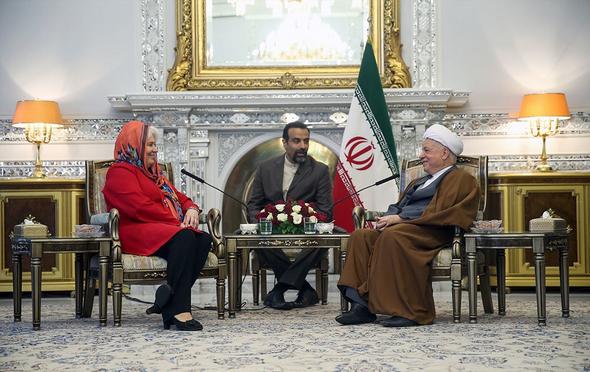 تصاویر : دیدار وزیر خارجه استونی با آیت الله هاشمی