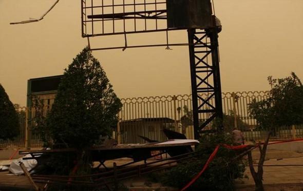 تصاویر : بلایی که طوفان به سر اهواز آورد