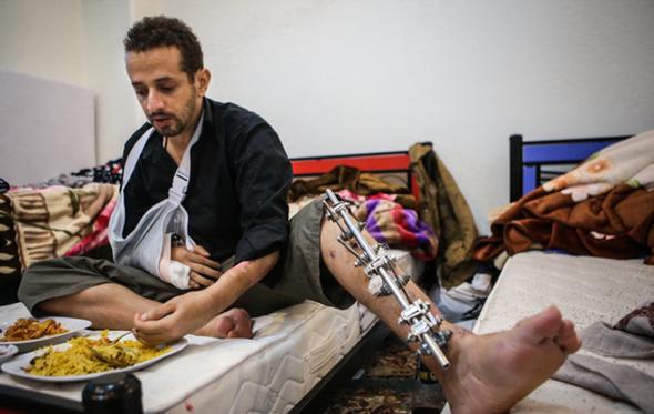 تصاویر : مجروحان جنگ یمن در تهران