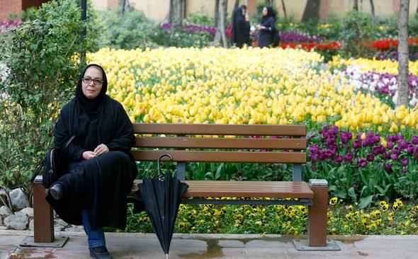 تصاویر : گل‌های زیبا در باغ ایرانی