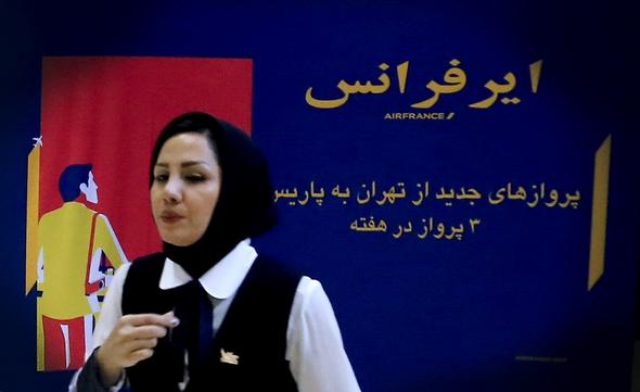 تصاویر : ازسرگیری پروازهای ایرفرانس پس از 8 سال