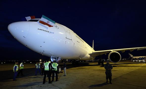 تصاویر : ازسرگیری پروازهای ایرفرانس پس از 8 سال