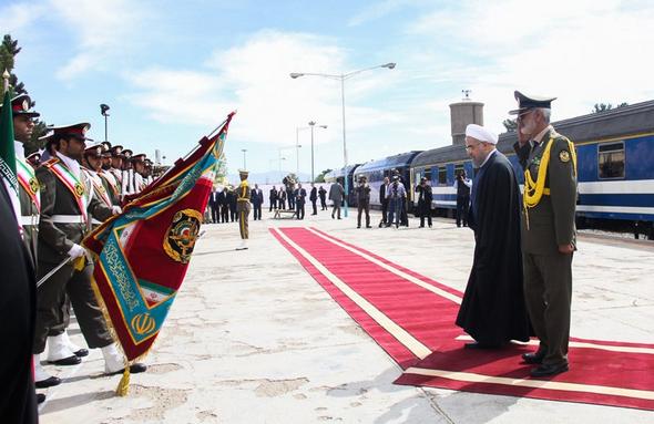 تصاویر :  سفر رییس جمهور به سمنان