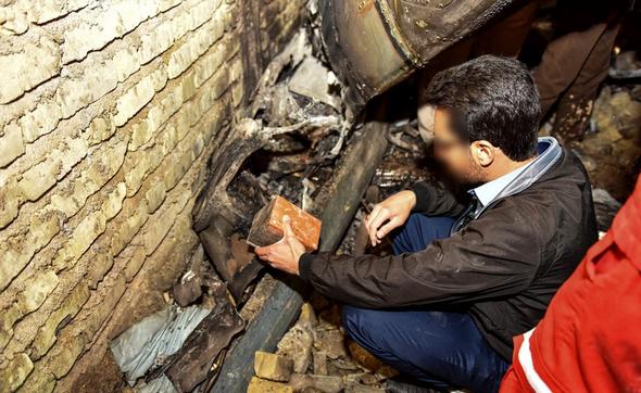تصاویر : سانحه سقوط بالگرد اورژانس