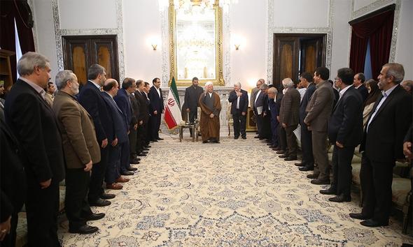 تصاویر : دیدار نوروزی مسئولان با آیت‌الله هاشمی