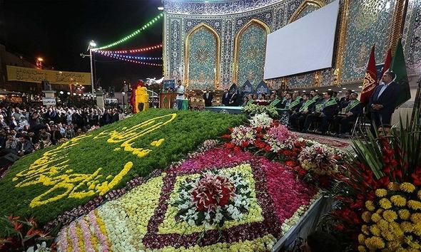 تصاویر : رونمایی از ضریح جدید حرم حضرت ابوالفضل (ع)