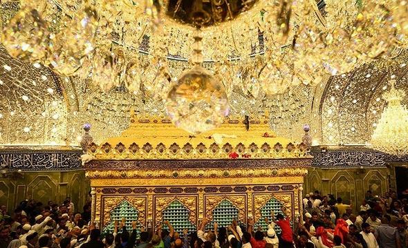 تصاویر : رونمایی از ضریح جدید حرم حضرت ابوالفضل (ع)