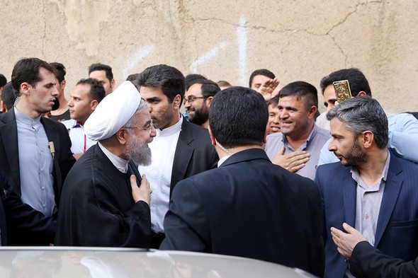 تصاویر : دیدار روحانی با مراجع قم