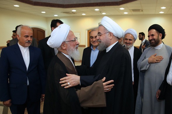 تصاویر : دیدار روحانی با مراجع قم