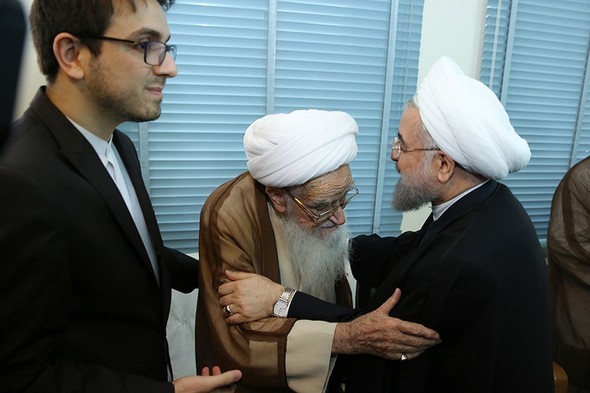 تصاویر : دیدار روحانی با مراجع قم