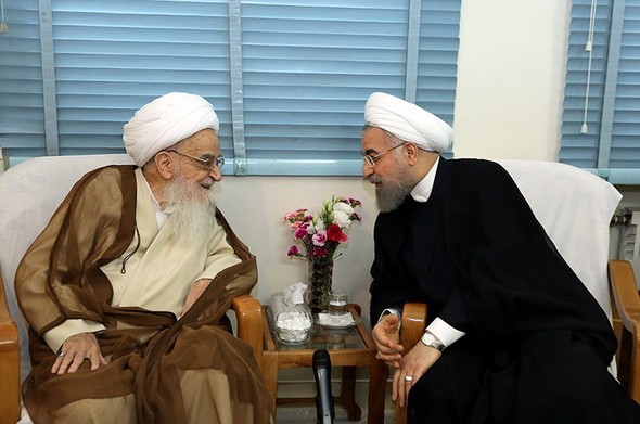 تصاویر : دیدار روحانی با مراجع قم
