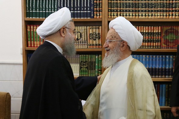 تصاویر : دیدار روحانی با مراجع قم