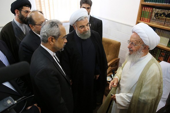 تصاویر : دیدار روحانی با مراجع قم