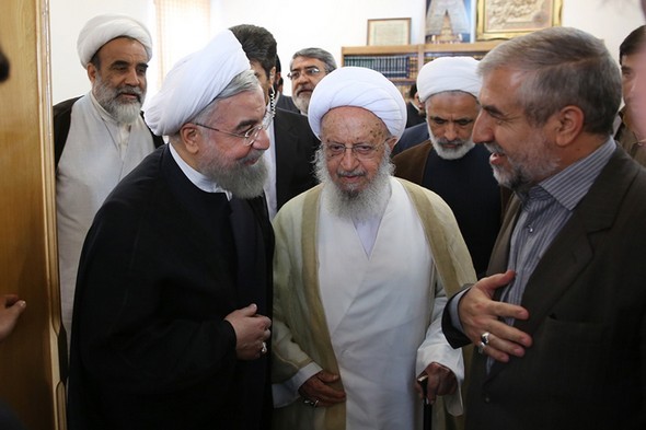 تصاویر : دیدار روحانی با مراجع قم