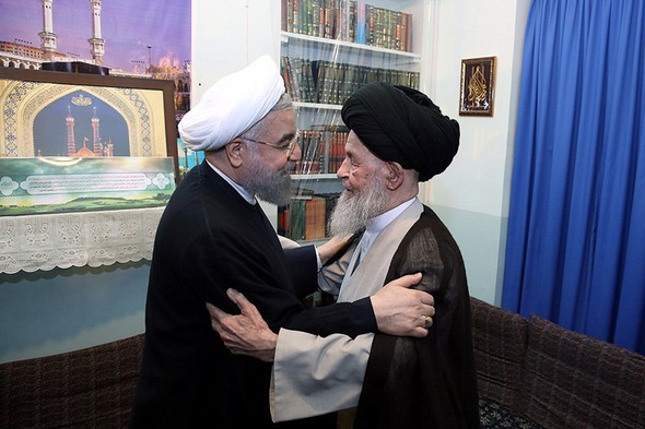 تصاویر : دیدار روحانی با مراجع قم
