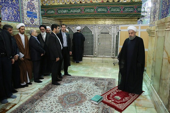 تصاویر : دیدار روحانی با مراجع قم