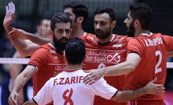 تصاویر : دیدار تیم های والیبال ایران و چین