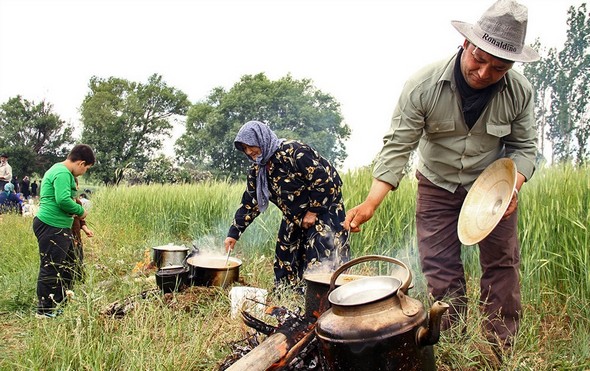 تصاویر : آیین کهن اویوخلو